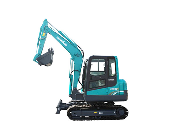 SWE60E ជាមួយឧបករណ៍បំបែកផែនដីជីកនៅផ្ទះប្រើ Excavator តូច